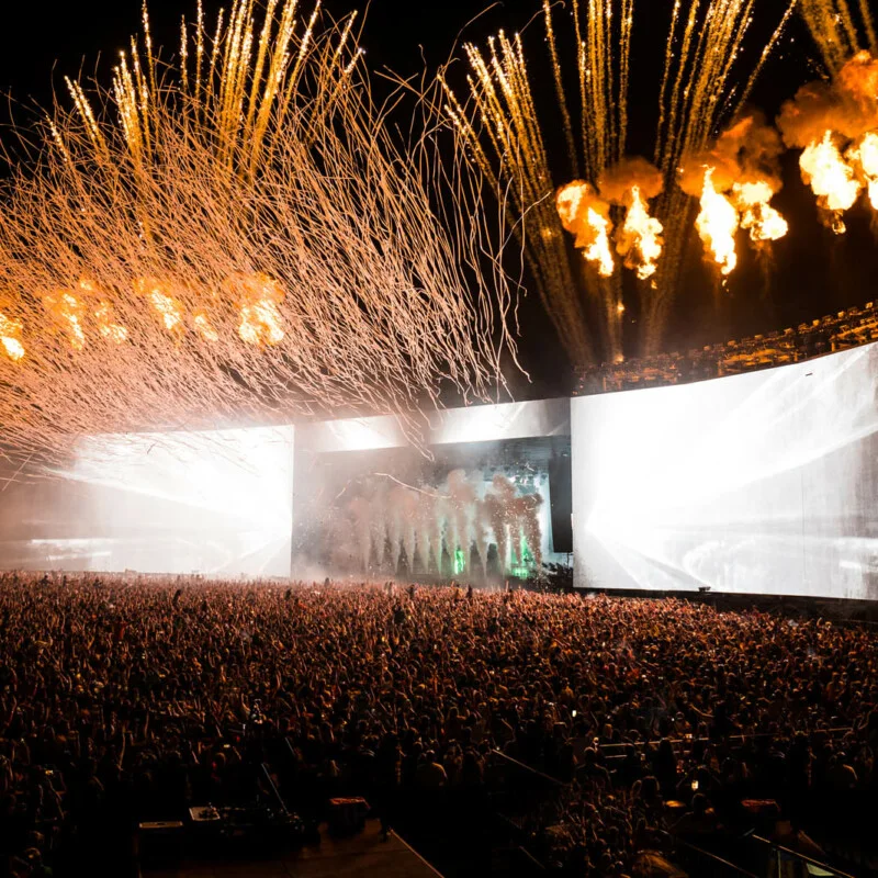 Creamfields – scene og publikum