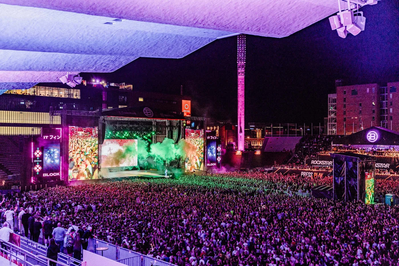 Blockfest – festivalstemning med scenelys