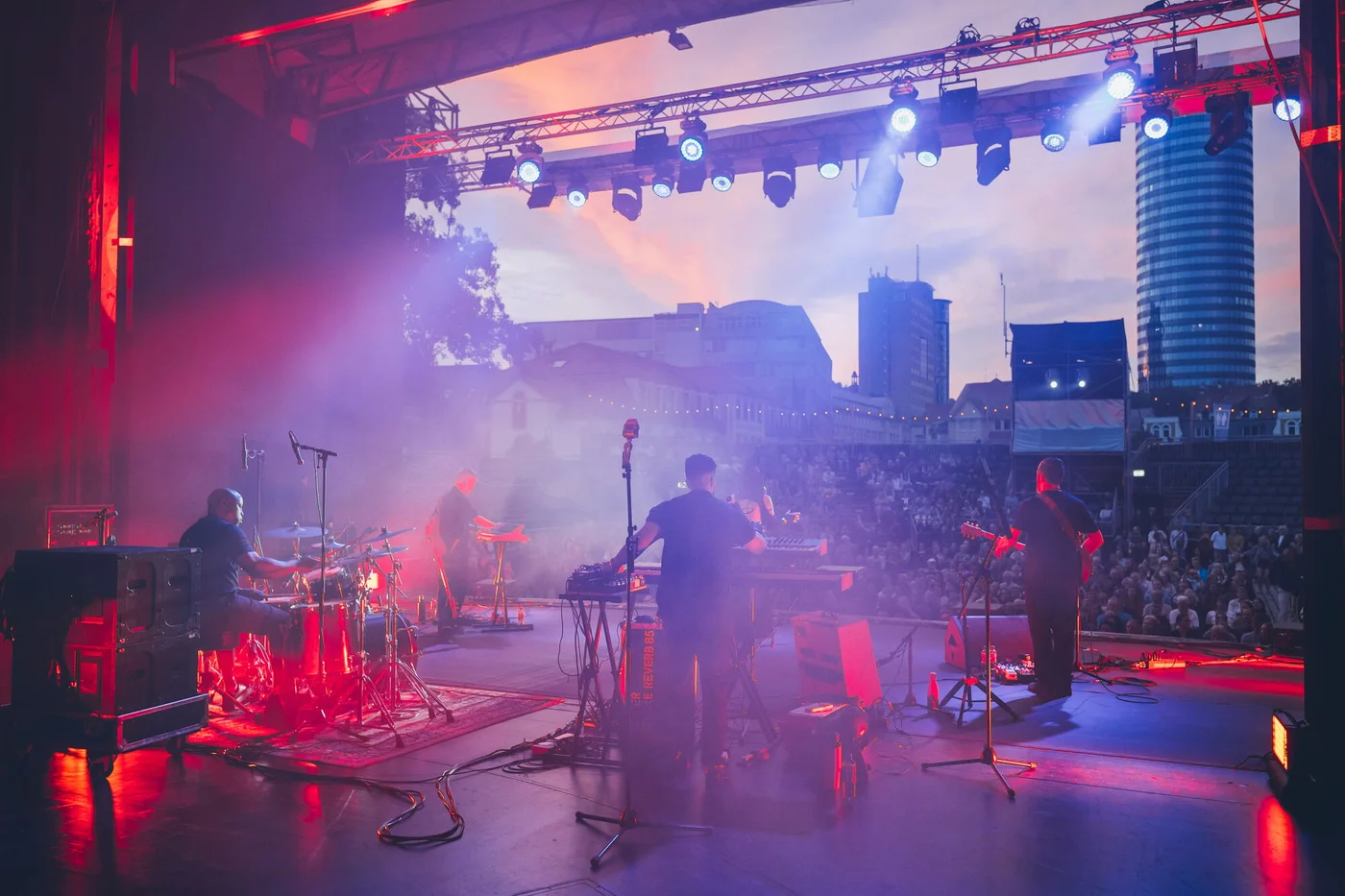 Kulturarena Jena – festivalstemning med scenelys