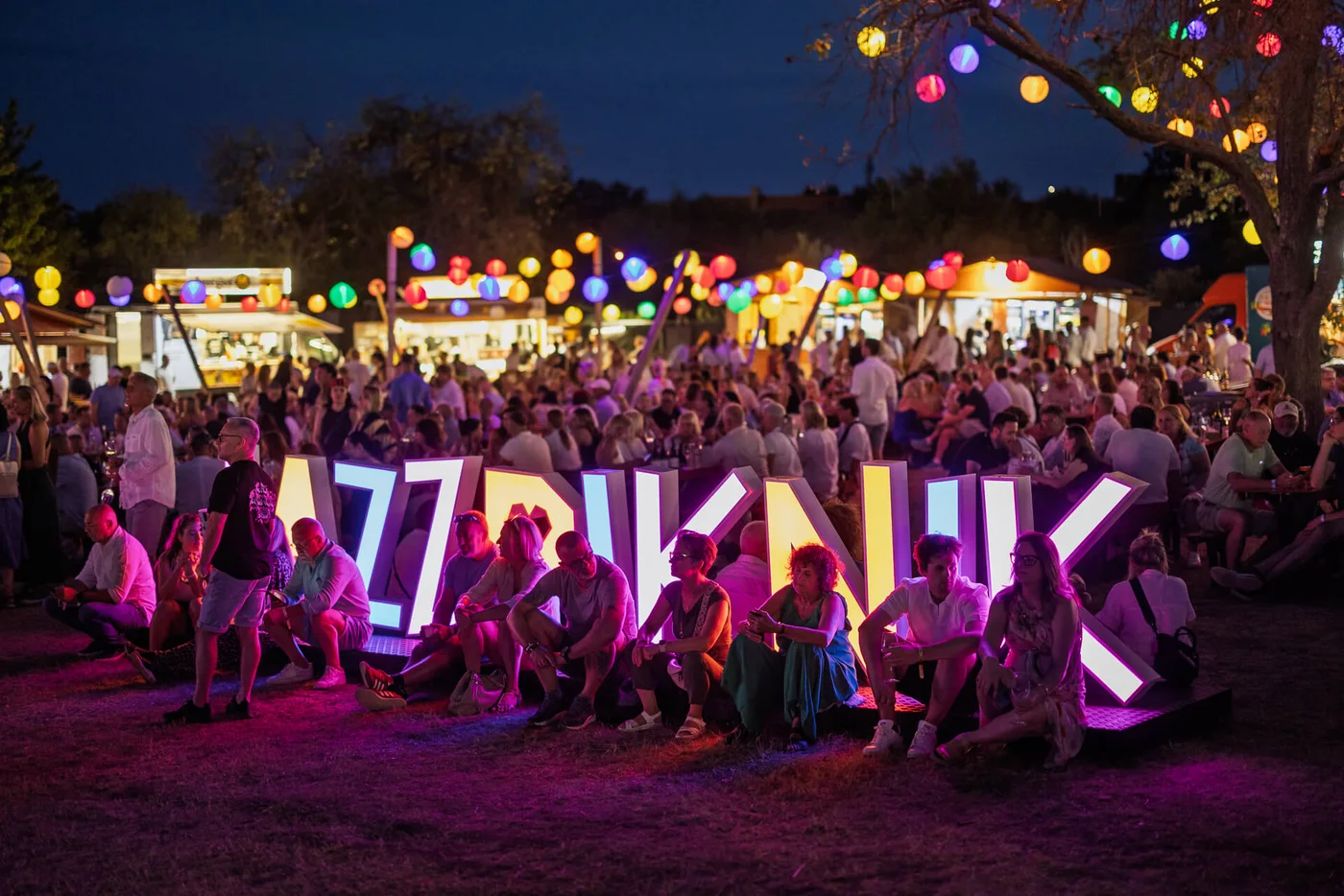 Paloznaki Jazzpiknik – scene og publikum