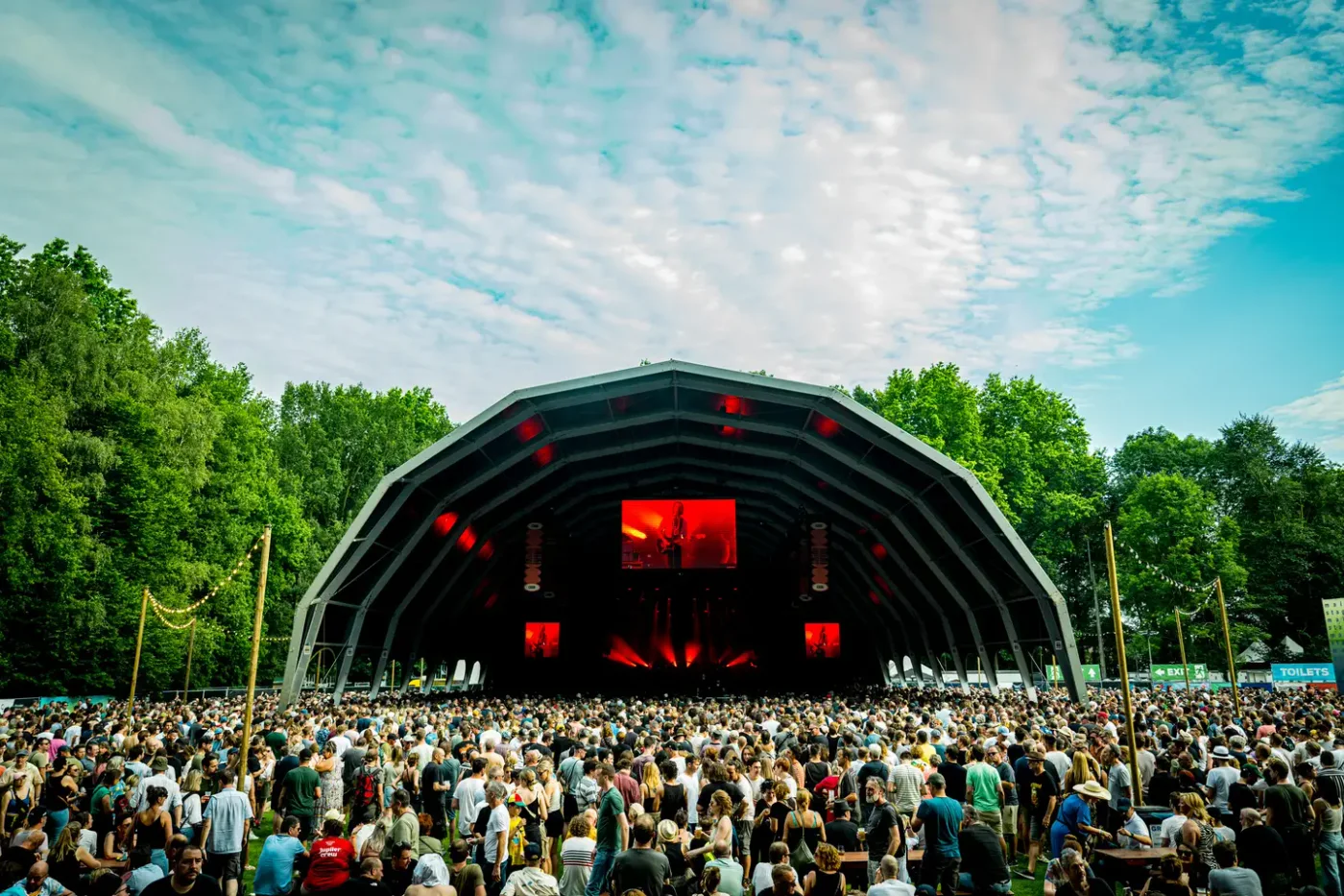 Rock Herk – scene og publikum