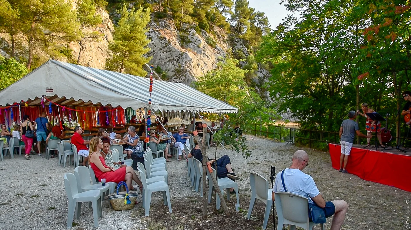 Festival De Robion – scene og publikum